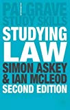 Book Studying Law (Palgrave Study Guides) free