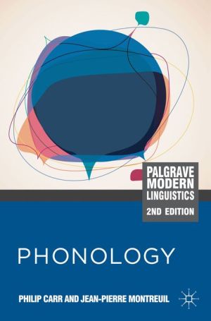 Book Phonology (palgrave Modern Linguistics) free