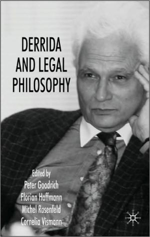 Book Derrida and Legal Philosophy free