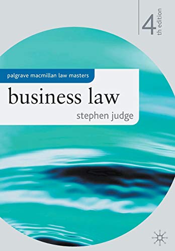 Book Business Law (Macmillan Law Masters) free