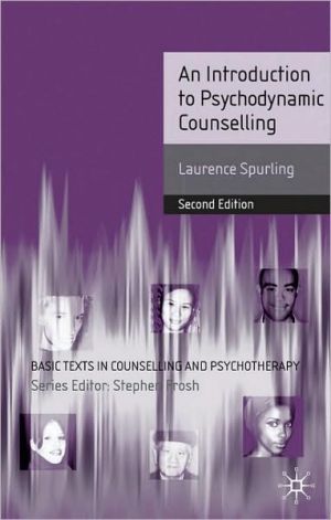 Book An Introduction to Psychodynamic Counselling (Basic Texts in Counselling and Psychotherapy) free