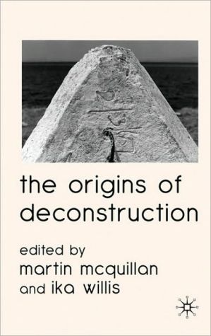 Book The Origins of Deconstruction free