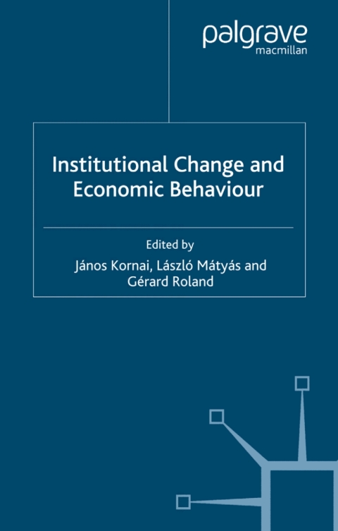 Book Institutional Change and Economic Behaviour free