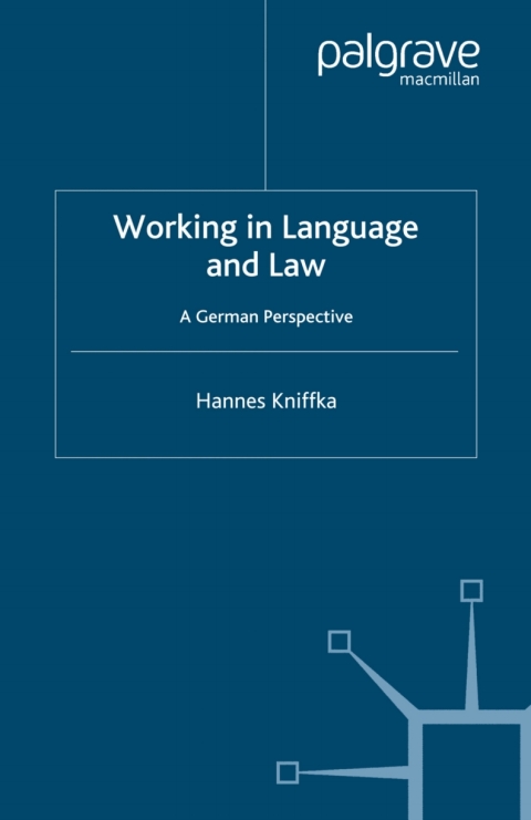 Book Working in Language and Law free