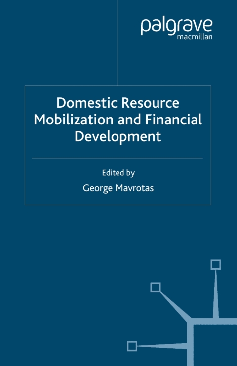 Book Domestic Resource Mobilization and Financial Development free