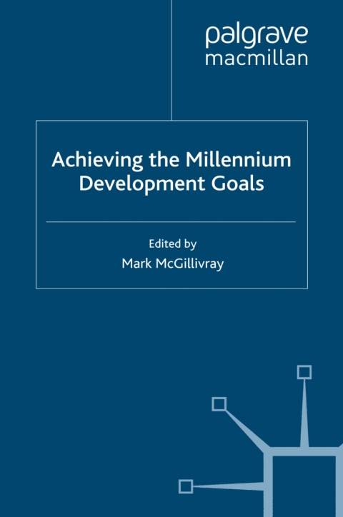 Book Achieving the Millennium Development Goals free