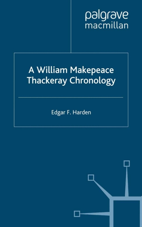 Book A William Makepeace Thackeray Chronology free