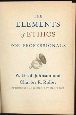 Book The Elements of Ethics for Professionals free