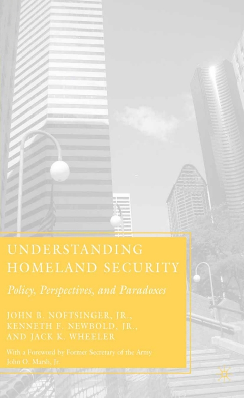 Book Understanding Homeland Security free
