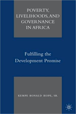 Book Poverty, Livelihoods, and Governance in Africa: Fulfilling the Development Promise free
