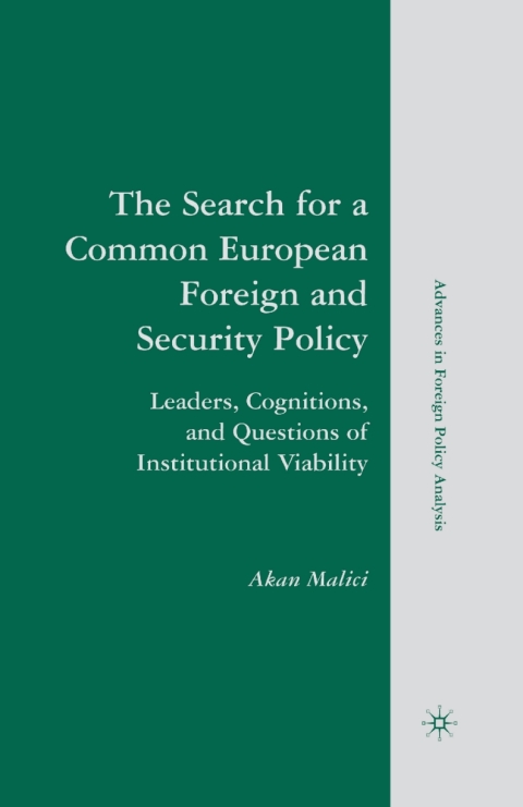 Book The Search for a Common European Foreign and Security Policy free