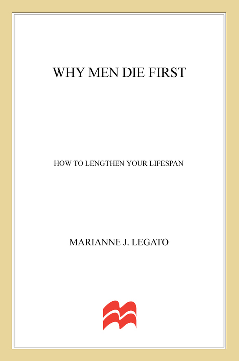 Book Why Men Die First: How to Lengthen Your Lifespan free