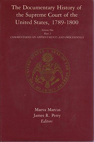 Book The documentary history of the Supreme Court of the United States, 1789-1800 Volume One Part... free
