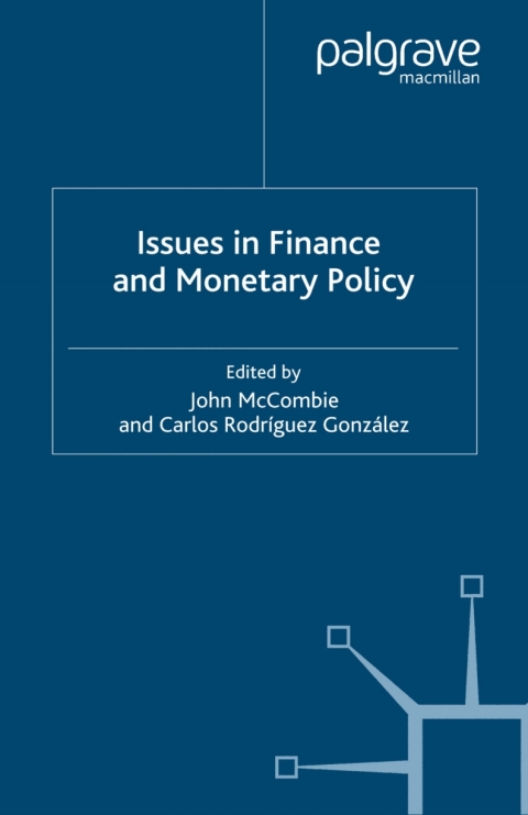 Book Issues in Finance and Monetary Policy free