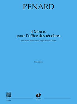 Book Motets pour l'Office des Tenebres (4) --- Choeur Mixte a 5 Voix, Violoncelle et Orgue free