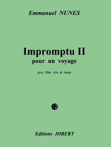 Book Impromptu pour un Voyage II --- Flûte, Alto et Harpe free