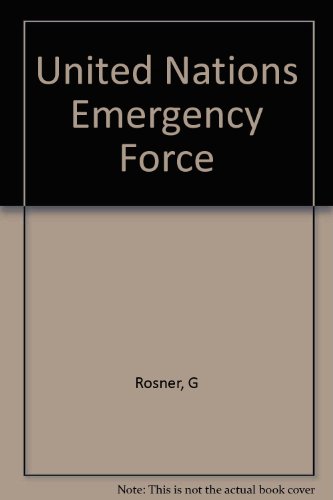 Book The United Nations Emergency Force free