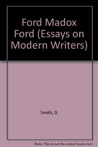 Book Ford Madox Ford, (Columbia essays on modern writers) free