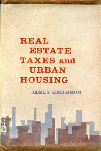 Book Real Estate Taxes And Urban Housing free