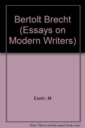 Book Bertolt Brecht (columbia Essays On Modern Writers, Number 42) free