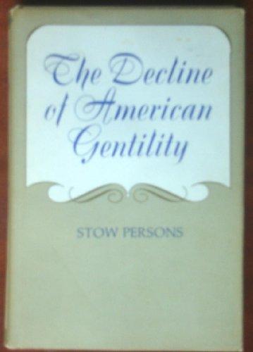 Book The decline of American gentility free