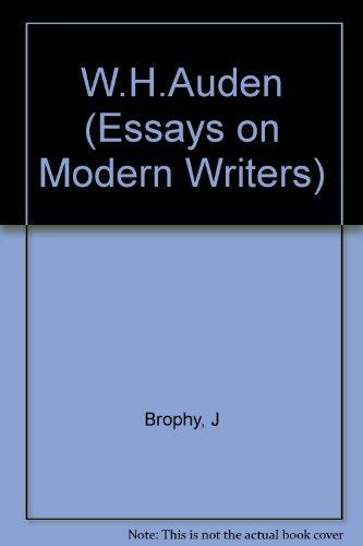 Book W. H. Auden, (Columbia essays on modern writers) free