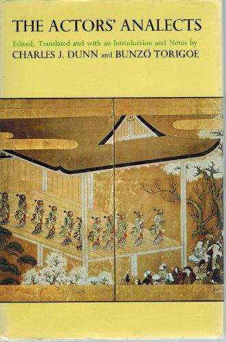 Book The Actors' Analects (Study in Oriental Culture) free
