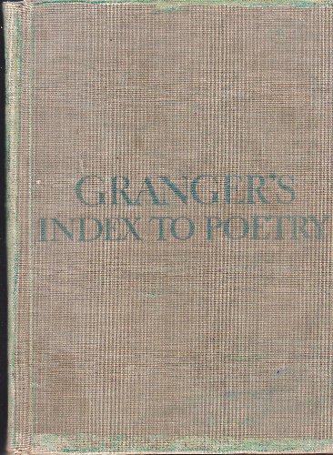 Book Granger's Index to Poetry free