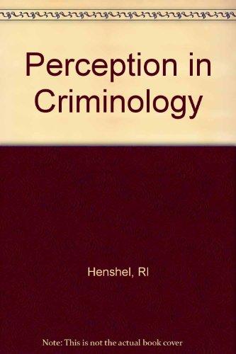 Book Perception in Criminology free