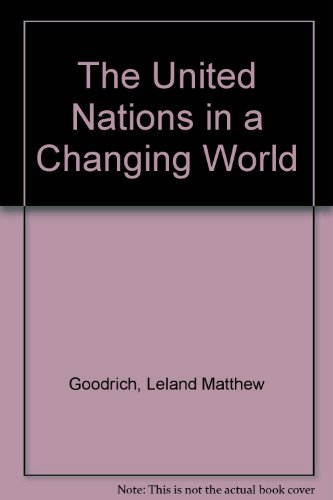 Book The United Nations in a Changing World free