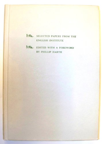Book New Approaches to Eighteenth-Century Literature: Selected Papers from the English Institute free