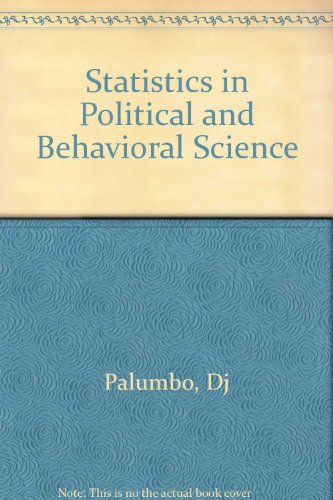 Book Statistics In Political And Behavioral Science free