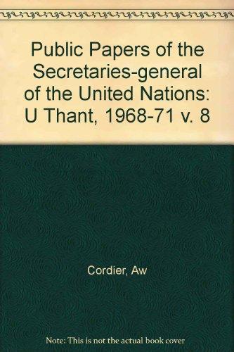 Book Public Papers of the Secretaries-General of the United Nations: U Thant free