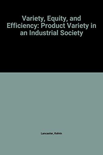 Book Variety, Equity, and Efficiency: Product Variety in an Industrial Society free