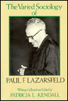 Book The Varied Sociology Of Paul F. Lazarsfeld free