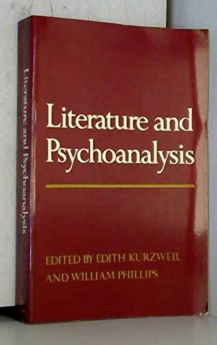 Book Literature And Psychoanalysis free