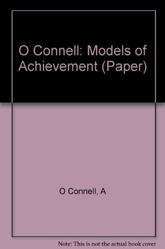 Book Models Of Achievement: Reflections Of Eminent Women In Psychology free