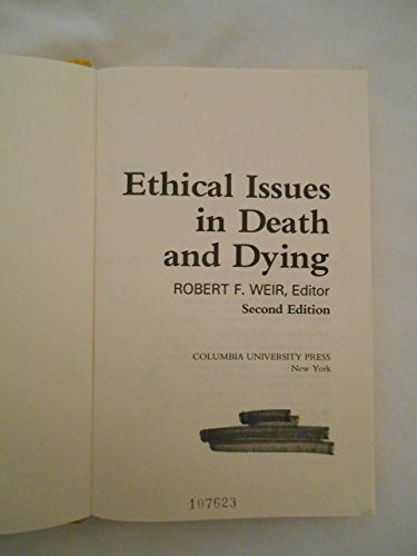Book Ethical issues in death and dying free