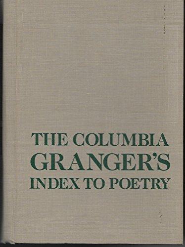 Book The Columbia Granger's Index to Poetry free