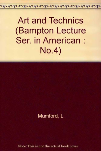 Book Art And Techniques (bampton Lecture Ser. In American : No.4) free