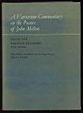 Book The Variorum Commentary on the Poems of John Milton free