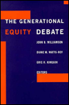 Book The Generational Equity Debate free Book The Generational Equity Debate free