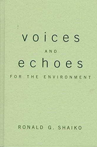 Book Voices and Echoes for the Environment free