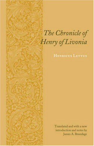 Book The Chronicle of Henry of Livonia (Records of Western Civilization Series) free