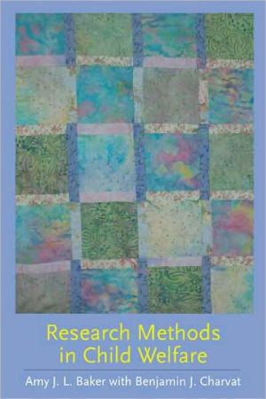 Book Research Methods In Child Welfare free
