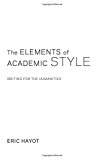 Book The Elements of Academic Style: Writing for the Humanities free