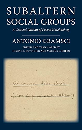 Book Subaltern Social Groups: A Critical Edition of Prison Notebook 25 (European Perspectives: A Series in Social Thought and Cultural Criticism) free