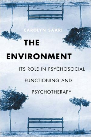 Book The Environment: Its Role in Psychosocial Functioning and Psychotherapy free