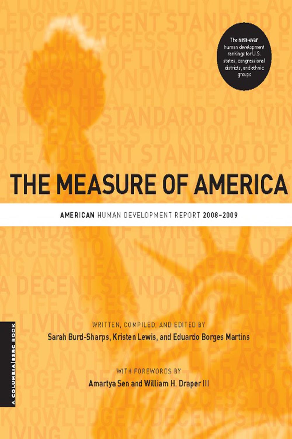 Book The Measure of America: American Human Development Report, 2008-2009 (A Columbia / SSRC Book) free