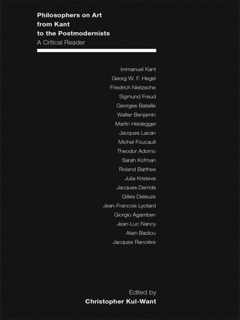Book Philosophers on Art from Kant to the Postmodernists: A Critical Reader free